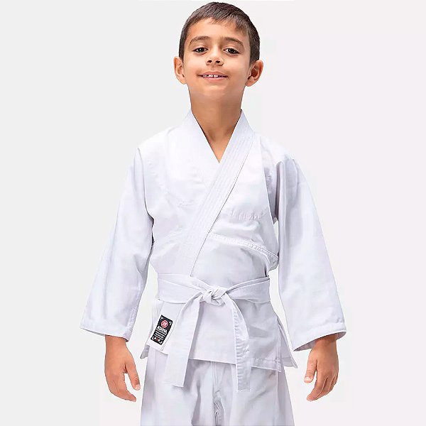 Kimono Jiu Jitsu Atama Reforçado Branco Infantil
