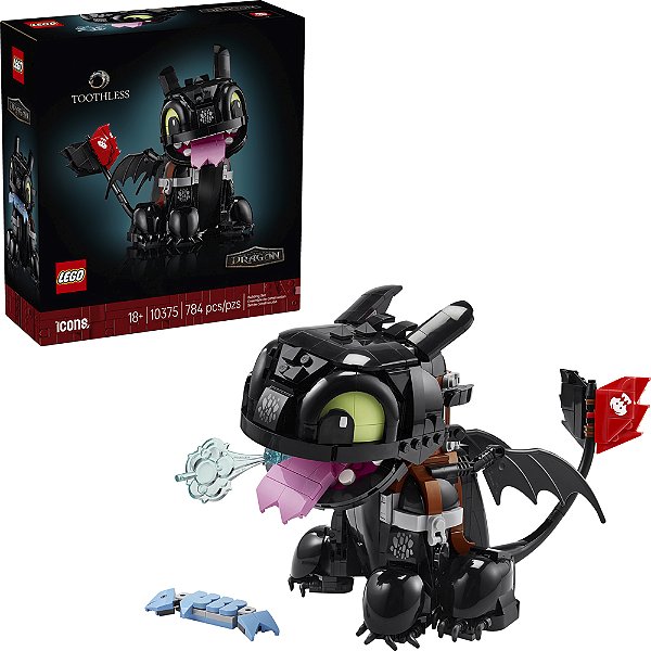 Lego Icons Banguela Como Treinar seu Dragão 10375 com 784pcs
