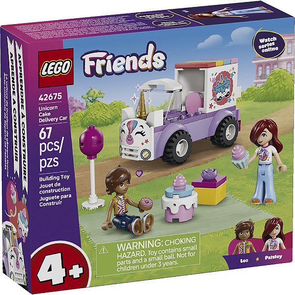 Lego Friends Carro Unicórnio de Bolos 42675 com 67pcs