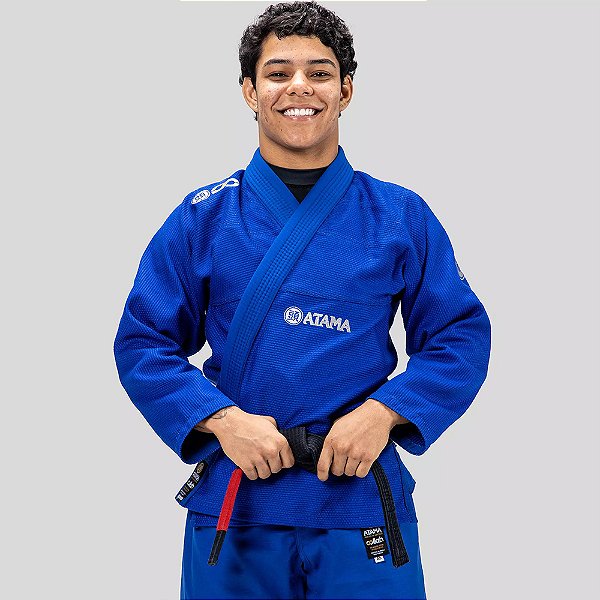 Kimono Jiu Jitsu Atama Collab 2 Azul Feminino