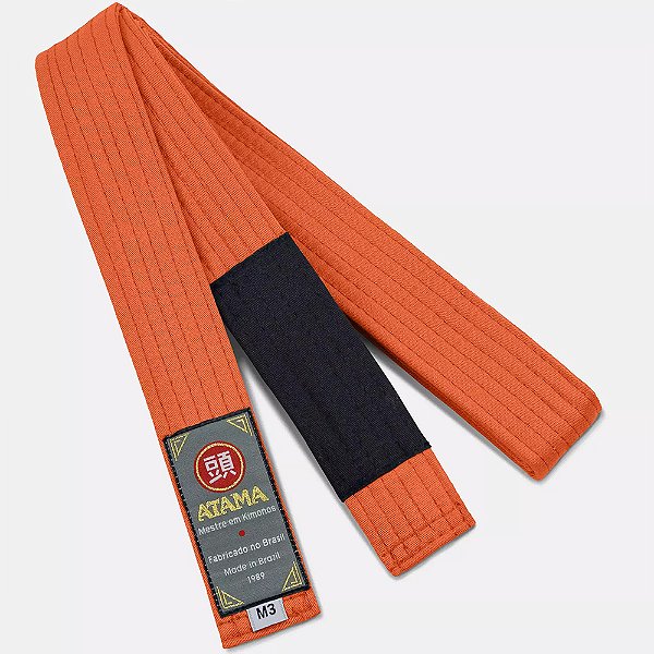 Faixa Jiu Jitsu Atama Standard Laranja Infantil