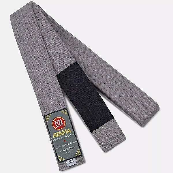 Faixa Jiu Jitsu Atama Standard Cinza Infantil