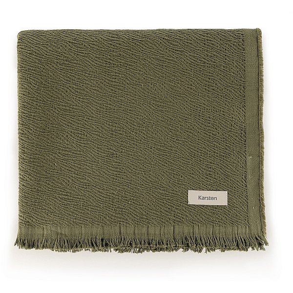 Manta Decorativa Karsten Colin Softmax Verde