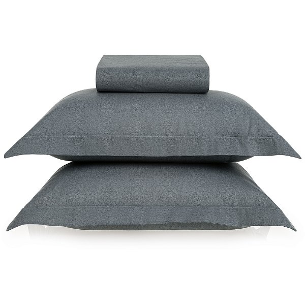 Jogo de Cama Karsten Berlin Soft 3 Peças Casal Marinho
