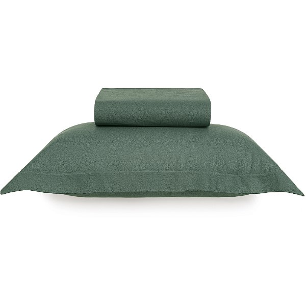 Jogo de Cama Karsten Berlin Soft 3 Peças Solteiro Verde