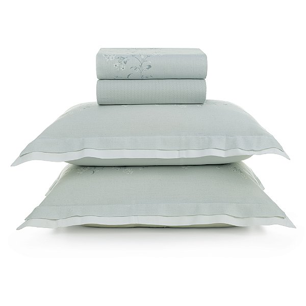 Jogo de Cama Karsten Elis 300 Fios 4 Peças Queen Verde