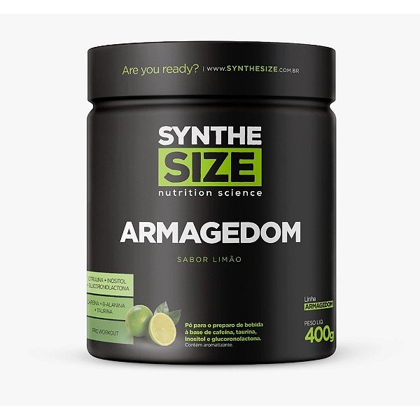 Pré Treino - Armagedom 400G - Synthesize (40 Doses)