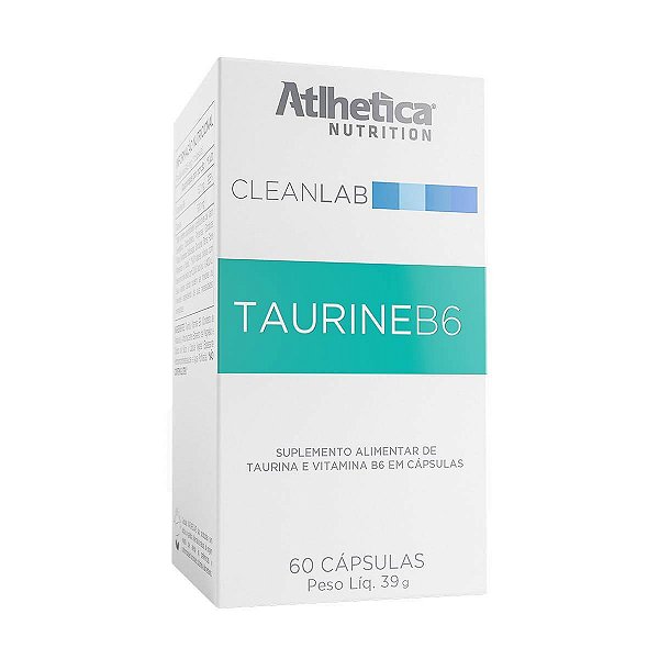 Cleanlab Taurine B6 - Atlhetica Nutrition - 60 cap