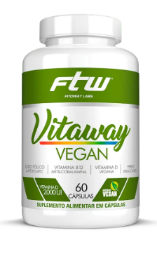 Vitaway Vegan 60 Cáps - Fitoway - Vitamina D 2000ui