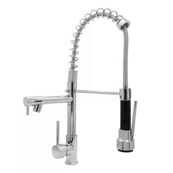 TORNEIRA COZINHA GOURMET VIP MISTURADOR MONOCOMANDO SPRAY METAL CROMADA