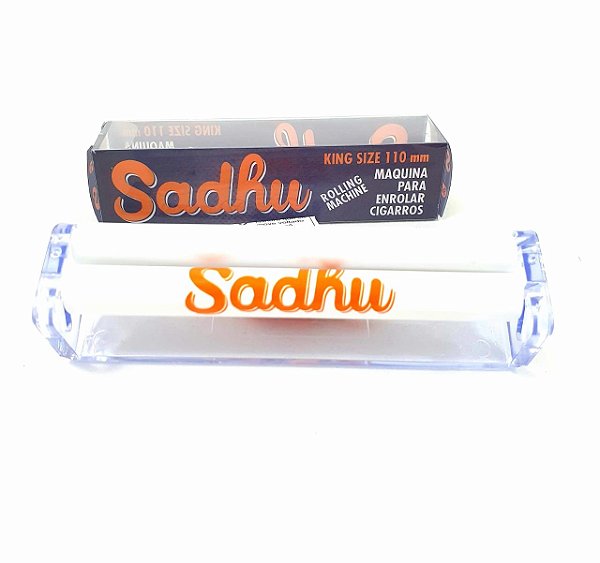Máquina enrolar cigarro manual Sadhu bolador 110mm