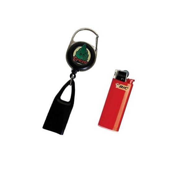 Prendedor isqueiro Grande + Bic Grande