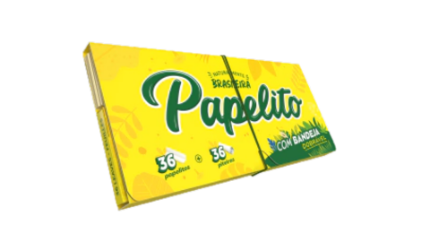 Seda Papelito Tradicional K.S. + Piteiras + Bandeja dobrável