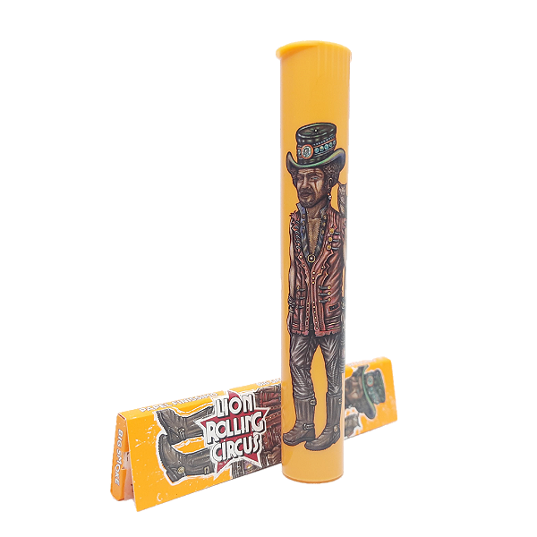 Promo Mocó Lion Rolling Circus (Laranja) + Seda Brasil edition K.S.