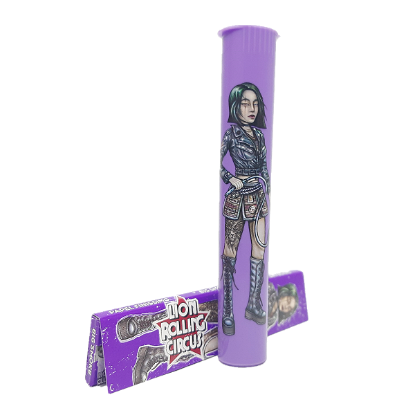 Promo Mocó Lion Rolling Circus (Purple) + Seda Brasil edition K.S.