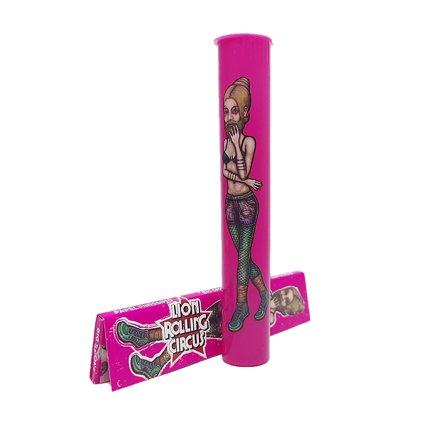 Promo Mocó Lion Rolling Circus (Rosa) + Seda Brasil edition K.S.