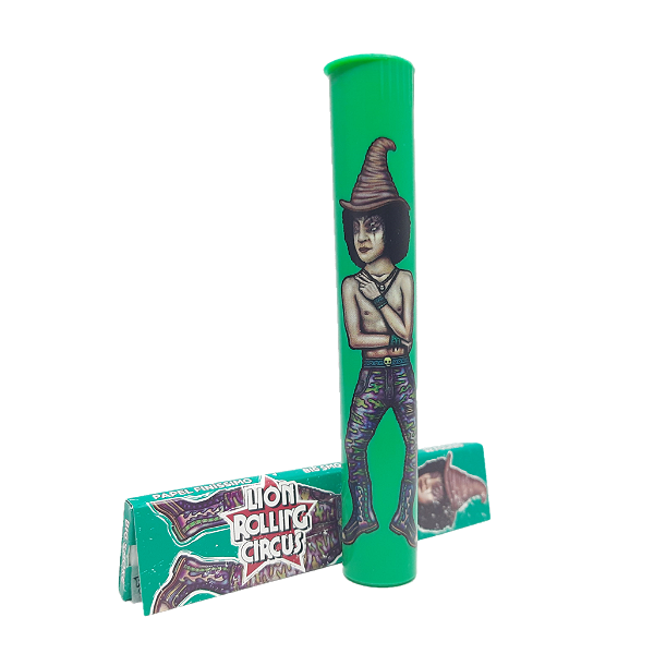 Promo Mocó Lion Rolling Circus (Verde) + Seda Brasil edition K.S.