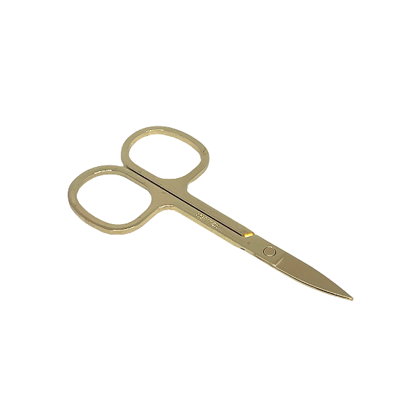 Tesoura Stainless Gold - Ponta Curva