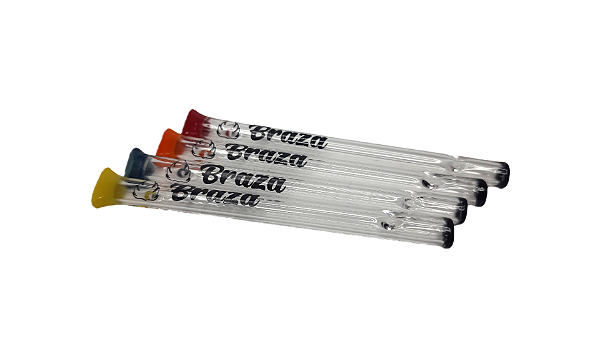 Piteira de vidro Braza - Style 8,5cm x 7mm