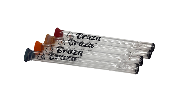 Piteira de vidro Braza - Style 8,5cm x 8mm