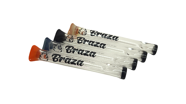 Piteira de vidro Braza - Style 6,5cm x 8mm