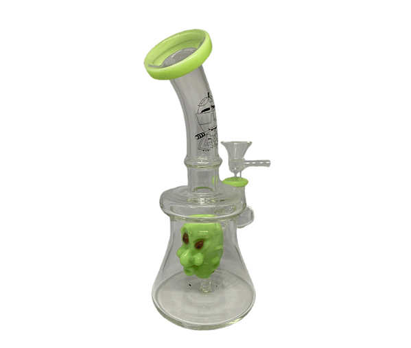 Bong de vidro Alien 18cm