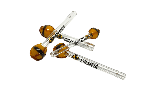 Piteira de vidro - Pote de mel - Colmeia