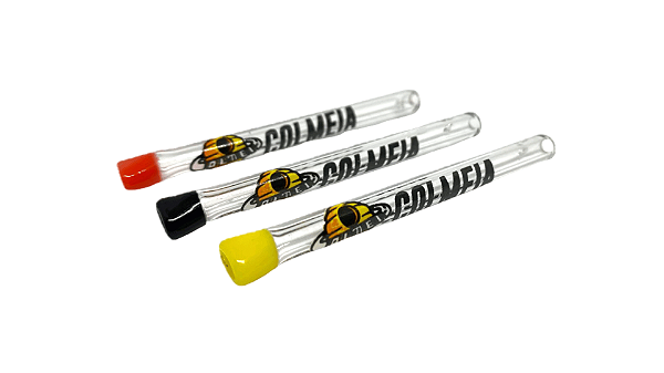 Piteira de vidro - Flat Color - Colmeia 6mm