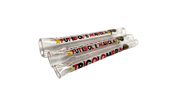 Piteira de vidro com bocal - TRICOLOMBRA