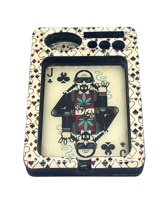 Cinzeiro MDF com resina