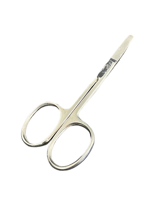 Tesoura Cruz de Ouro - Ponta arredondada e curva