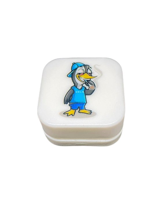 Slick vidro 9ml c/ Divisória - Pinguim