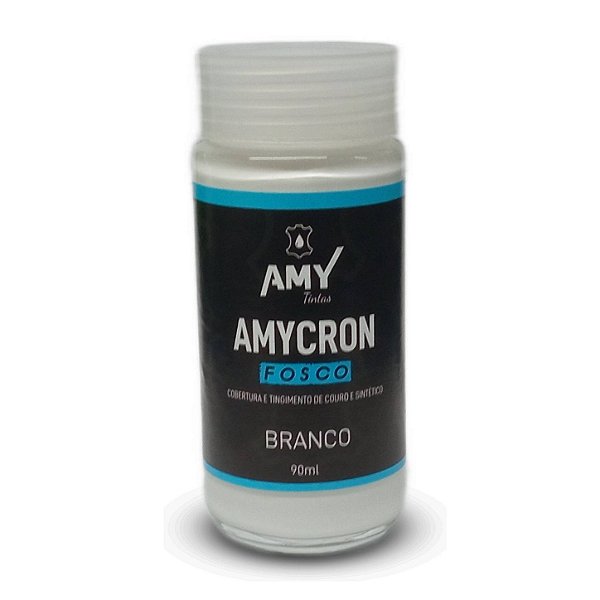 Tinta Para Couro Amycron Branco Fosco 90ml