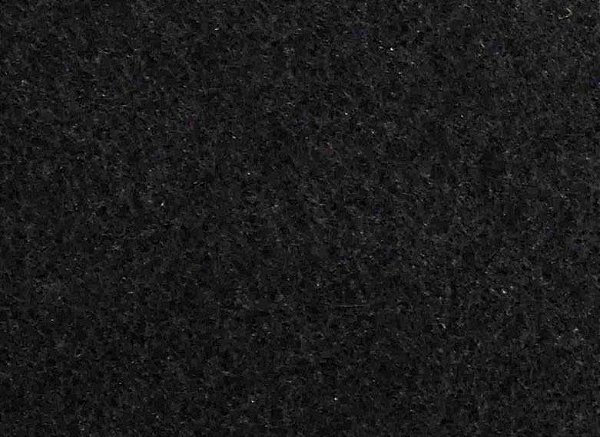 Carpete Agulhado Com Resina 7mm Preto - Largura 2m