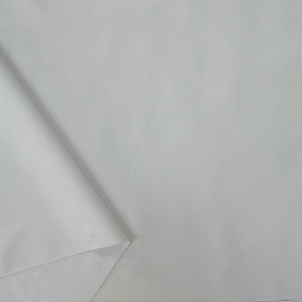 Toalha de Mesa Térmica Impermeável Linho Branco PVC 1,40m