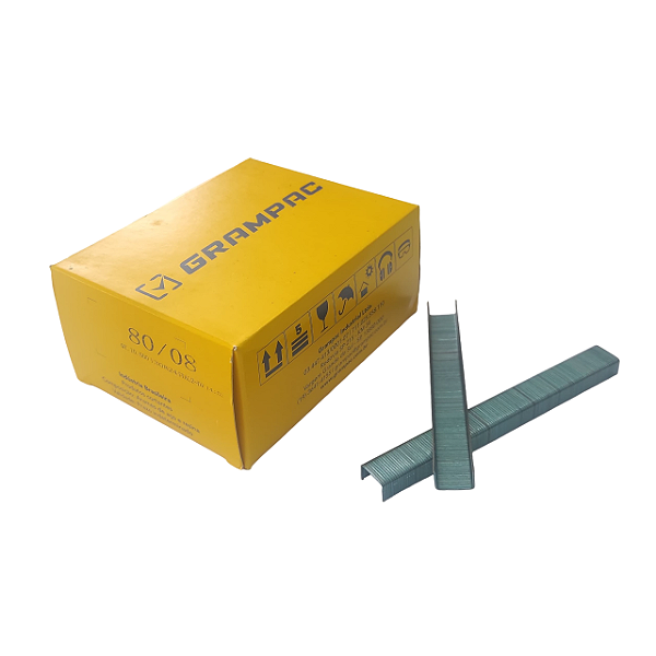 Grampo Pneumático Grampac 80/8 10500 Unidades