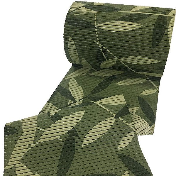 Passadeira Antiderrapante Duna Soft 43cm Bambu Verde 1765