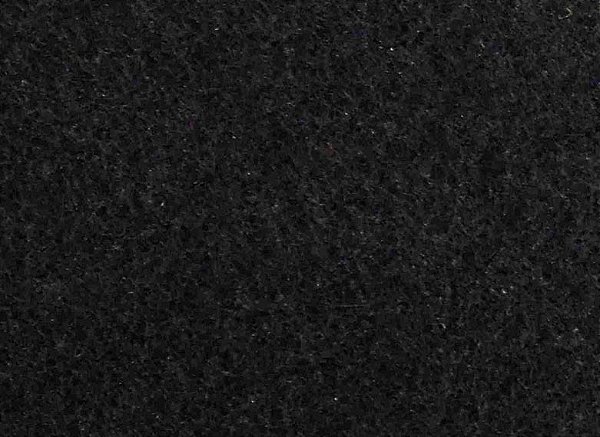 Carpete Agulhado 3mm Com Resina Preto Largura 2m