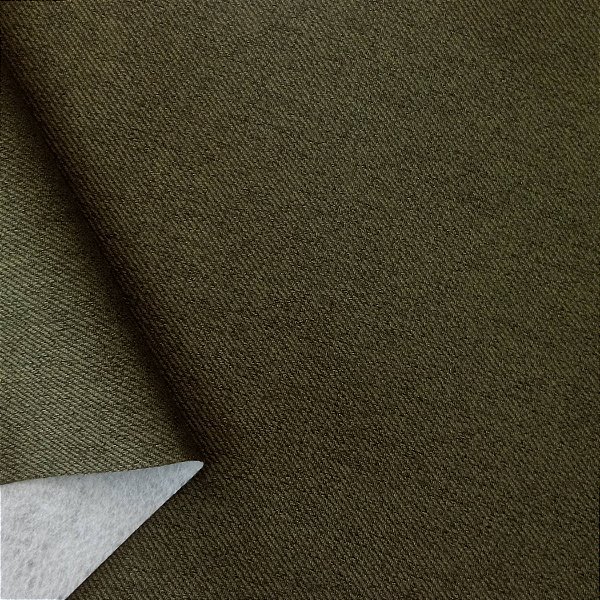Tecido Impermeável Interno Linho Sarjado Poema Verde