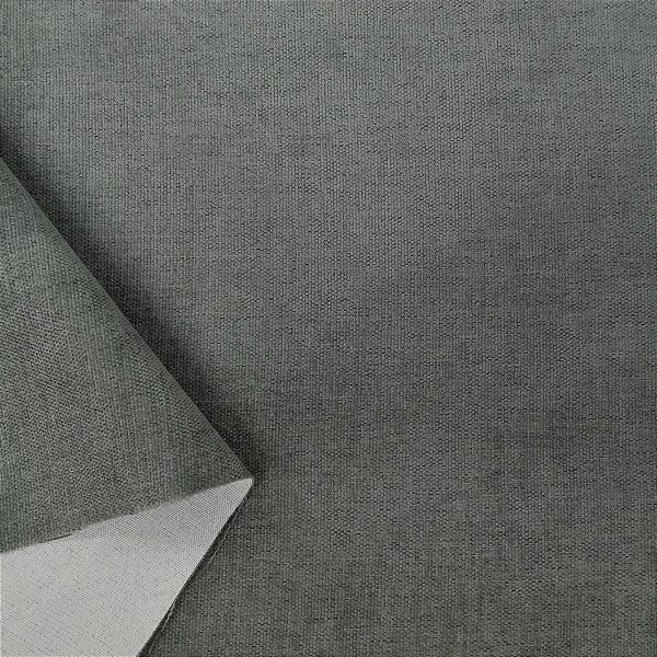 Tecido Impermeável Interno Chenile Soft Essencia Cinza Chumbo