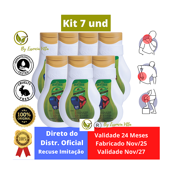 Gel Nocauteador Dokmos | Kit 7 und