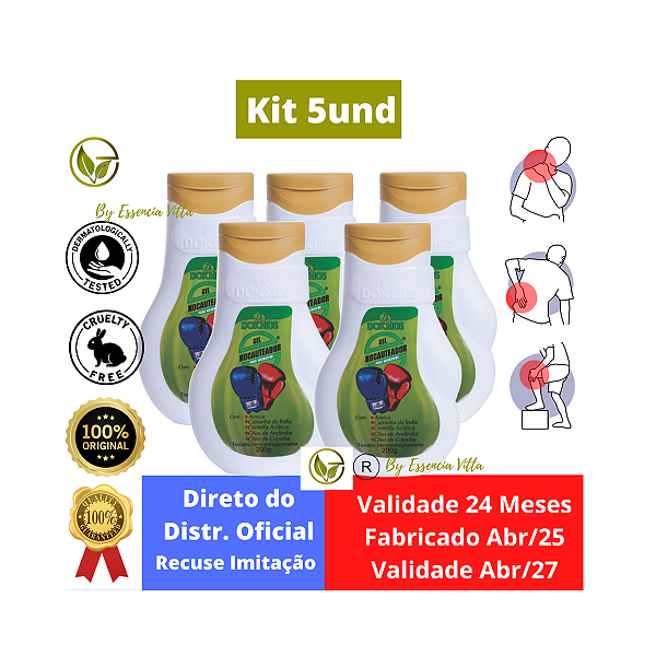 Gel Nocauteador  Dokmos | Kit 5 Und