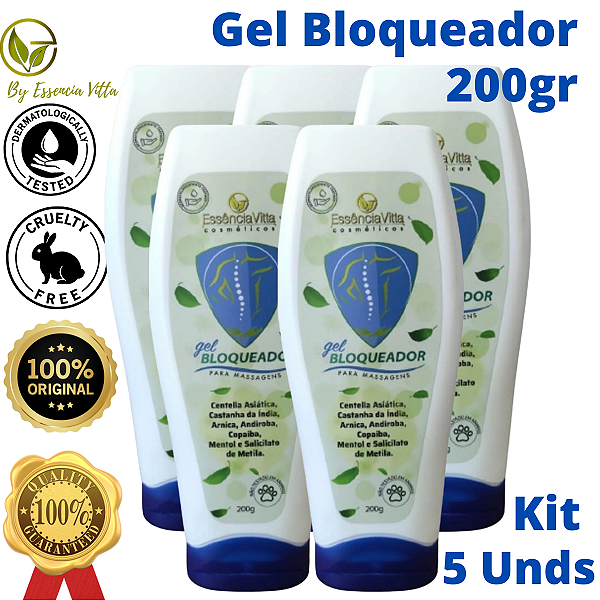 Gel Bloqueador 200gr - Kit 5und