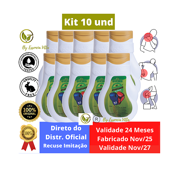 Gel Nocauteador Dokmos | Kit 10 Und