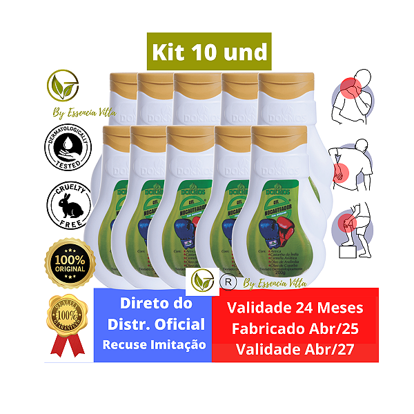 Gel Nocauteador  Dokmos | Kit 10 Und