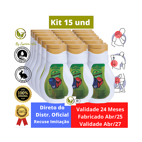 Gel Nocauteador  Dokmos | Kit 15 Und
