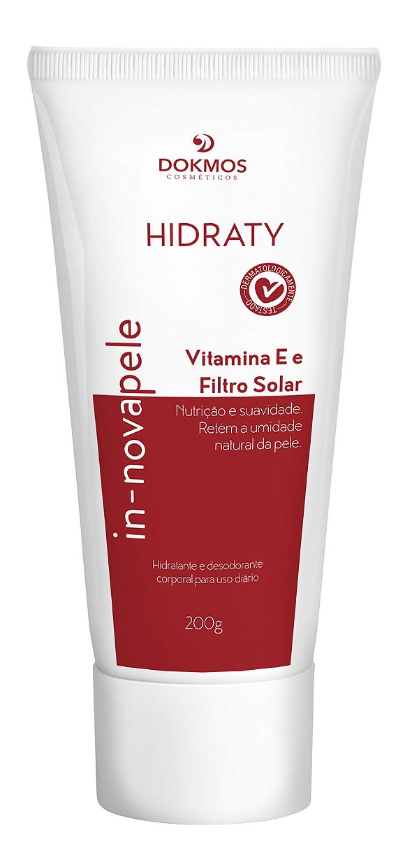 Hidraty Hidrante e Desodorante Corporal com Vitamina E e Filtro Solar