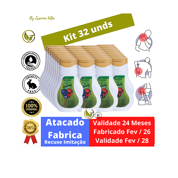 Kit 32 Gel Nocauteador Dokmos - Atacado 50% OFF | Revenda Lucre