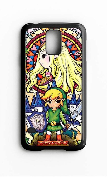 Capa para Celular Zelda Link Galaxy S4/S5 Iphone S4 - Nerd e Geek - Presentes Criativos