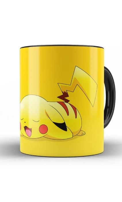 Caneca Anime Pokemon Pikachi Sleep - Nerd e Geek - Presentes Criativos
